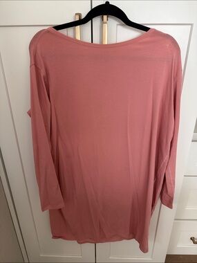 Lululemon Dusty Rose Long Sleeve Boatneck Dress